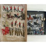 Lead soldiers Britains French and others: Mounted & foot soldiers of various sorts and ages,