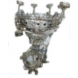 Large Gothic sanctuary lamp: