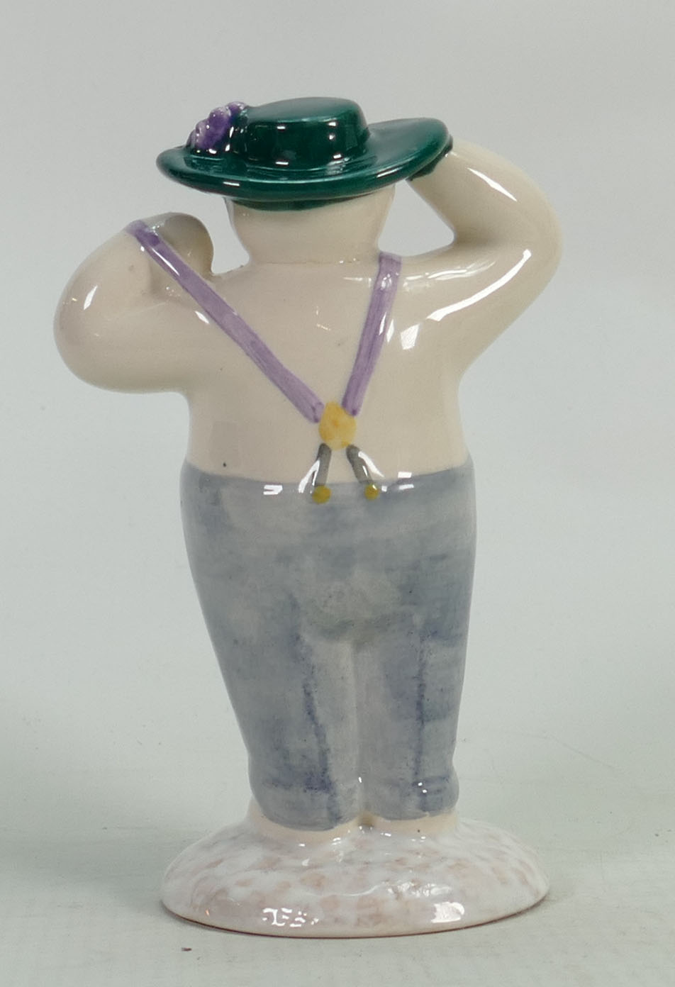 Royal Doulton Snowman prototype figure Stylish: In a different colourway, not for resale backstamp. - Image 3 of 3