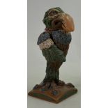Burslem Pottery 'The Bailiff' Grotesque bird: From the Court House series.