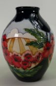 Moorcroft Forever England vase: Designed by Vicky Lovatt, trial piece dated 3-12-19.