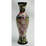 Moorcroft Pink Passion vase: Limited edition 8/30. Boxed.