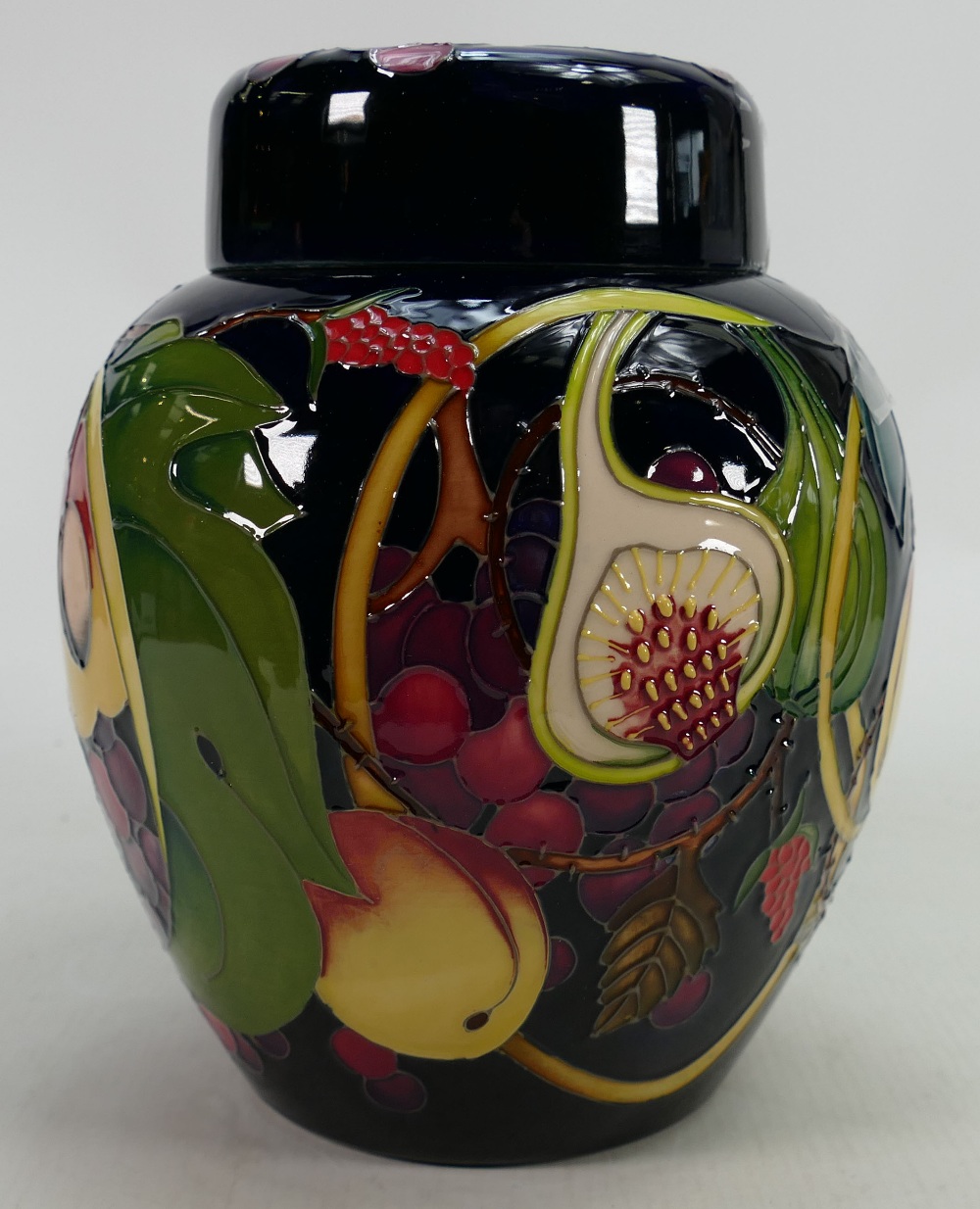 Moorcroft Queens Choice ginger jar: Designed by Emma Bossons,