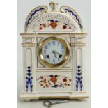 Wedgwood Creamware Mantle clock: Eheu! Fugaces Labuntur Anni companion of Example in Lady Lever Art