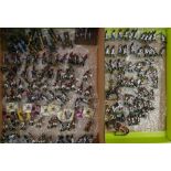 140 modern hand painted lead soldiers: Early 19th century style soldiers of smaller size,