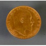 Gold FULL Sovereign: Dated 1906.
