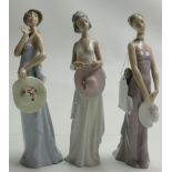 Lladro figures Coquette model.5599, Bridesmaid model.