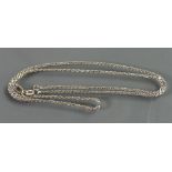 14ct white gold Twist chain: Weight 4.4g. Length 45cm.