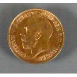 Gold HALF Sovereign dated 1914: