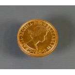 Gold FULL Sovereign dated 1965: