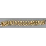 9ct gold Belcher neck chain: Gross weight 11.5g, bolt ring not gold. 52cm.