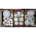 Royal Doulton Rondelay patterned tea and dinner ware: To include open vegetable dishes, tea set,