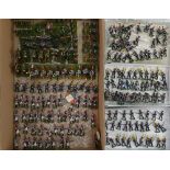 230 modern hand painted lead soldiers: Early 19th century style soldiers of smaller size,