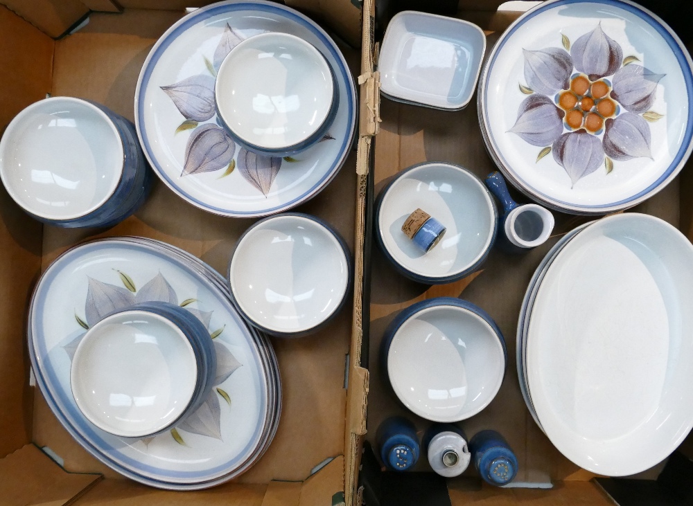 Denby Chatsworth patterned dinner ware items to include: 12 cereal bowls, 10 dinner plates, - Image 2 of 2