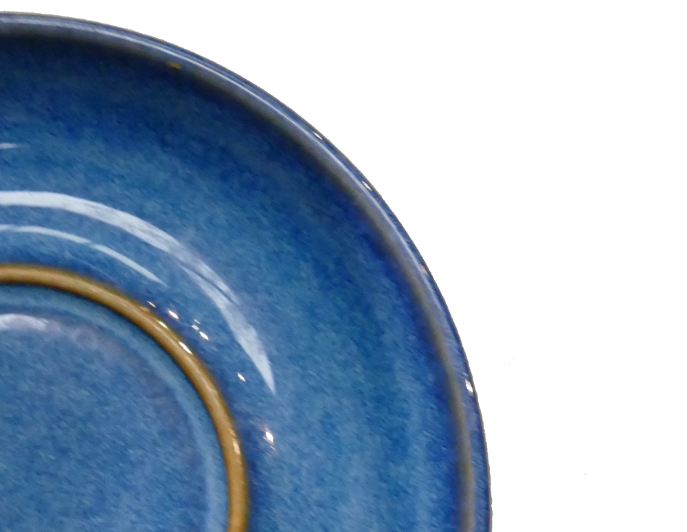 Denby Chatsworth patterned breakfast items to include: 8 cereal bowls, tea pot, 6 tea cups,