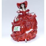 Coalport lady figurine Scarlett: limited edition of 1000 boxed with certificate