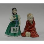 Royal Doulton Child Figures: This little pig HN1783 & Francine HN2422(2)