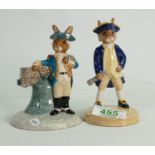 Royal; Doulton Boxed Bunnykins figures: Captain Cook & Liberty Bell, both limited edition(2)