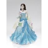 Coalport lady figurine Birthday Celebration: Boxed