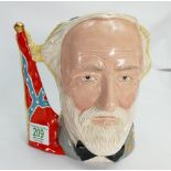 Royal Doulton large double sided character jug Ulysses S Grant/Robert E Lea: D6698