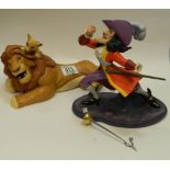 Disney Tribute Series Figures: The Lion King & Peter Pan ( hook & sword detached )