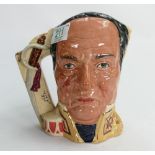 Royal Doulton Large Double Sided Character Jug Davie Crockett / Antonio Lopez De Santa Anna: D6729