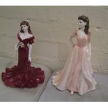 Coalport lady figures: Lorraine (box and cert) and Jaqueline (box and cert)(2).