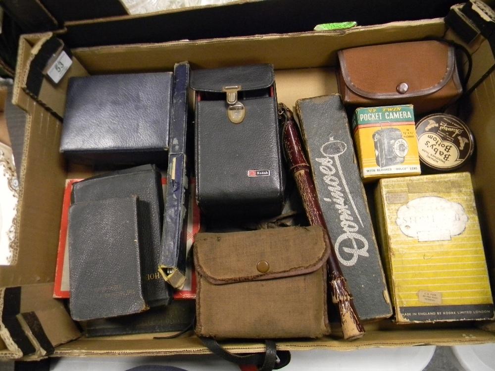 A mixed collection of items to include: Early game sets, domino set, Kodak sterling boxed camera, - Image 2 of 2