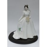 Coalport lady figurine Her Royal Highness ' The Princess Margaret: Limited edition 792 of 7500.