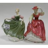 Royal Doulton Lady Figures:Buttercup HN2399 & Michele HN2234(2)