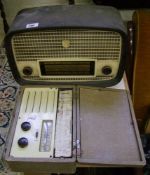 Vintage ultra radio: together with a vidor radio attache portable receiver (2)
