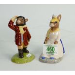 Royal Doulton Bunnykins Boxed Limited Edition Figures: Britannia , Airman & Dectective(3)