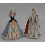 Royal Doulton lady figures: Susan HN2952 and Bess 2002 (2)