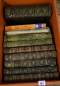 A quantity of hardback art journal from 1850 - 1870: together with a large bible