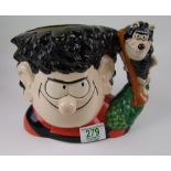 Royal Doulton large Character Jug Dennis and Gnasher: D7005