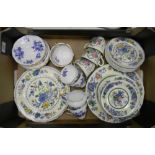 A mixed collection of items to include: Masons Strathmore Tea & Dinner Ware & Floral decorated