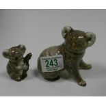 Beswick Koala bear: together with a koala bear on branch