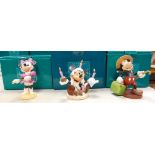 A collection of boxed Walt Disney figures: Mickey, Mickey's birthday party and Minnie (3)