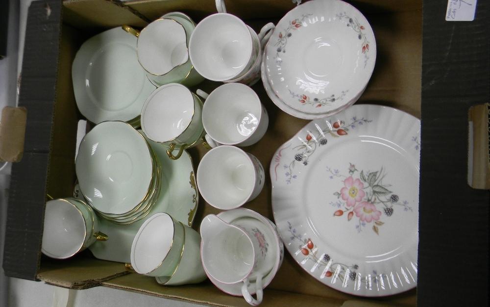 A mixed collection of items to include: Royal Crown pottery and Royal Stafford tea ware