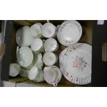 A mixed collection of items to include: Royal Crown pottery and Royal Stafford tea ware