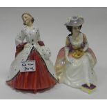Royal Doulton Lady Figures: The Ermine Coat HN1891 & Kathleen HN2933(2)