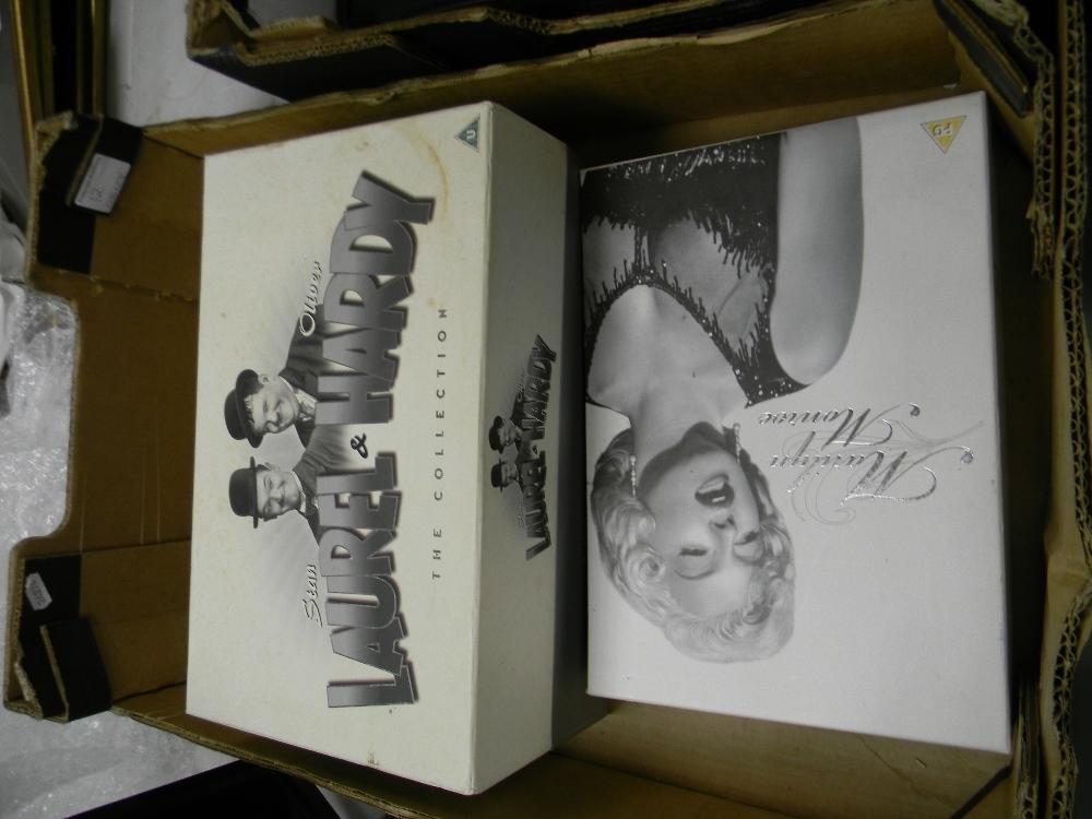 Boxed Laurel & Hardy DVD set: together with Marilyn Monroe boxed DVD set