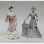 Coalport Lady Figures: First Waltz & Georgina(2)