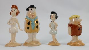 Boxed Flintstone figures: to include Fred, Betty, Wilma and Barny (4)