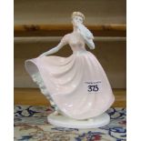 Coalport lady figure Belle of the ball: