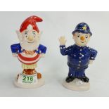 Royal Doulton Big Ears and PC Plod: Limited Edition with certificates and boxes (2)