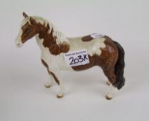 Beswick Skewbald Pinto pony: