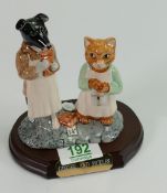 Beswick Beatrix Potter tableau piece Ginger & Pickles: limited edition boxed with plinth and