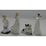 Royal Doulton Small Figure: Best Friends HN3935, Darling HN1985,