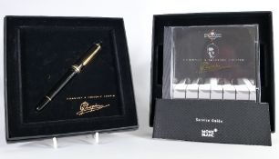 Mont Blanc Meisterstuck Platinum Line 'Frederic Chopin' fountain pen: Boxed.